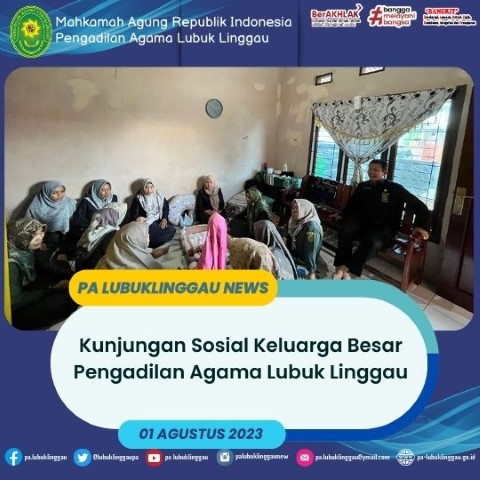 Kunjungan Sosial Keluarga Besar Pengadilan Agama Lubuk Linggau 1