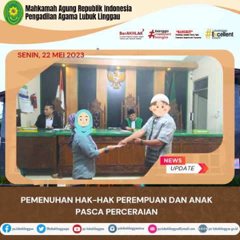 PEMENUHAN HAK HAK PEREMPUAN DAN ANAK PASCA PERCERAIAN