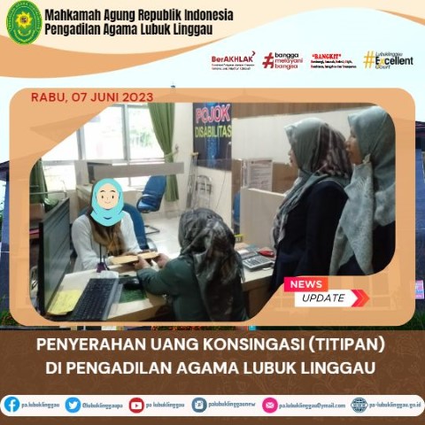 PENYERAHAN UANG konsingasi titipan 