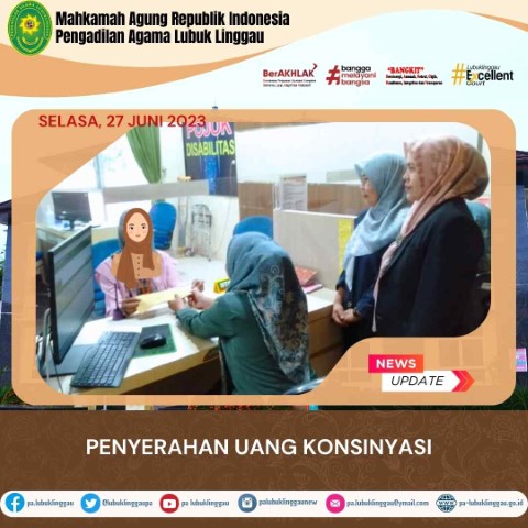Penyerahan Uang Konsinyasi 1