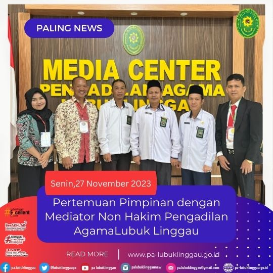Pertemuan Pimpinan dengan Mediator Non Hakim Pengadilan AgamaLubuk Linggau (1)-1.jpg