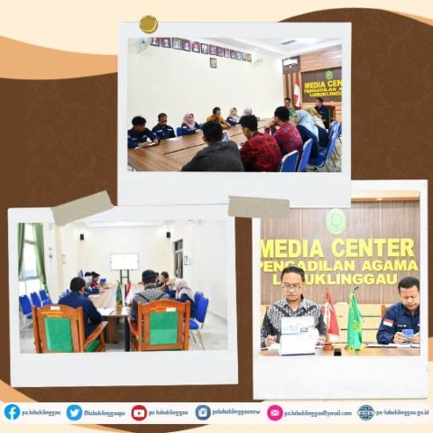 RAPAT MONEV BULANan BAGIAN KEPANITERAAN PADA PENGADILAN AGAMA LUBUK LINGGAU 2