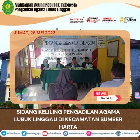 Sidang Keliling di Kecamatan SUMBER HARTA 1