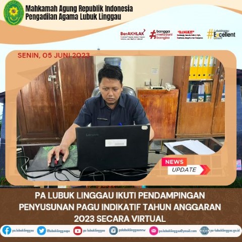 pendampingan penyusunan pagu indikatif tahun anggaran 2023 secara virtual 1