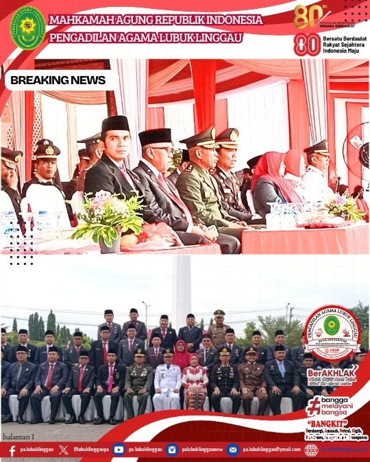 Hakim Pengadilan Agama Lubuk Linggau Hadiri Upacara Penurunan Bendera HUT ke-80 RI di Musi Rawas (2).jpg