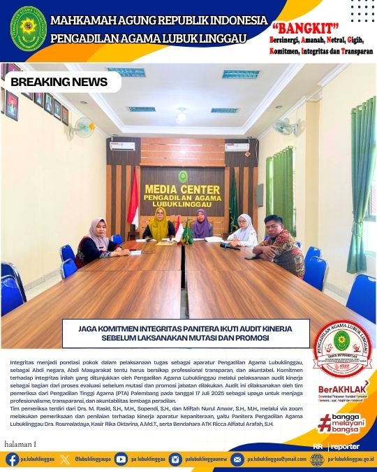 JAGA KOMITMEN INTEGRITAS PANITERA IKUTI AUDIT KINERJA SEBELUM LAKSANAKAN MUTASI DAN PROMOSI (2).jpg