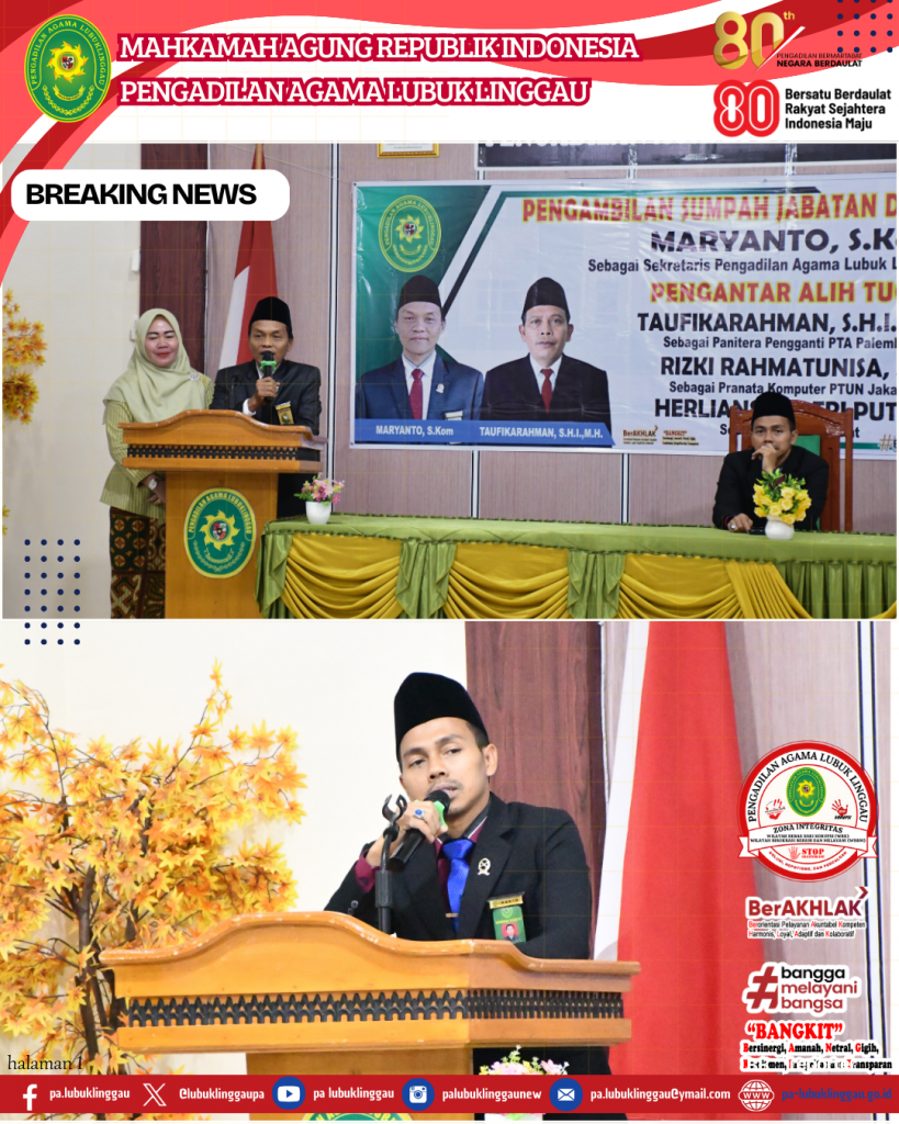 Maryanto, S.Kom. Resmi Dilantik Sebagai Sekretaris Baru Pengadilan Agama Lubuk Linggau.zip - 4.png