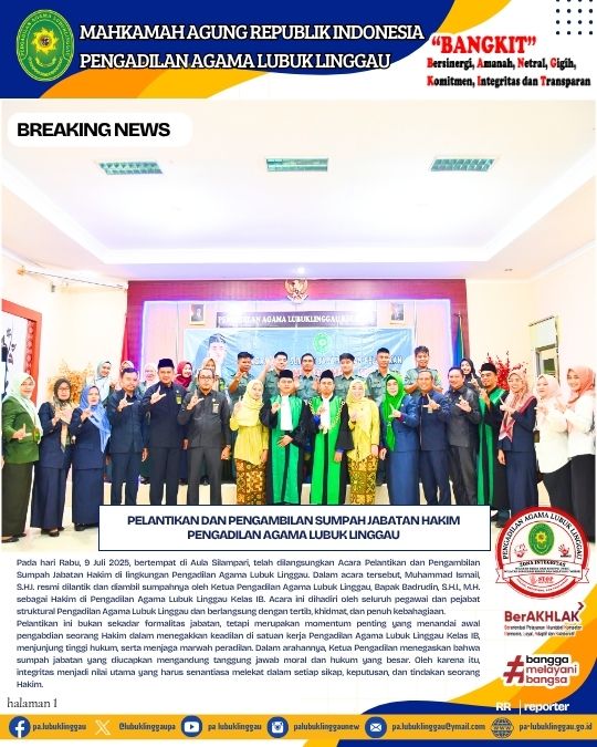 Pelantikan dan Pengambilan Sumpah Jabatan Hakim Pengadilan Agama Lubuk Linggau (1).jpg
