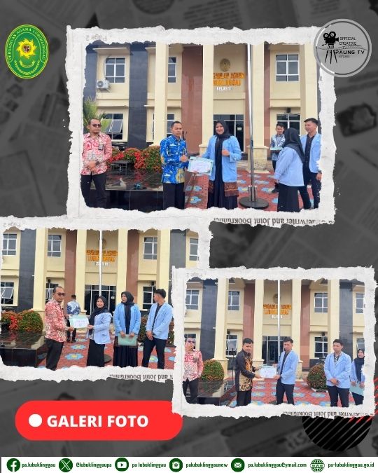 Pelepasan dan Penyerahan Sertifikat Magang Mahasiswa UIN Raden Fatah Palembang Di Pengadilan Agama Lu.jpg