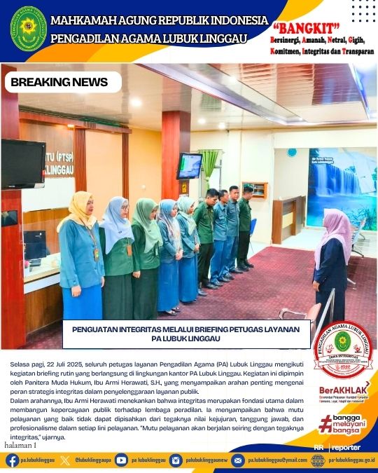 Penguatan Integritas Melalui Briefing Petugas Layanan PA Lubuk Linggau (1).jpg
