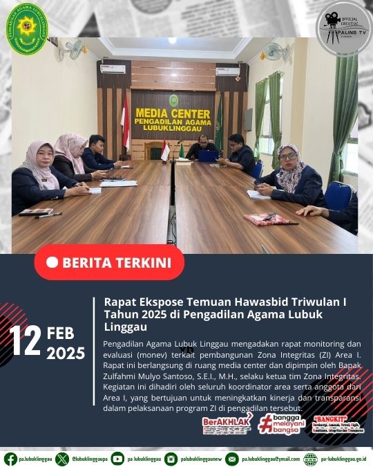 Rapat Ekspose Temuan Hawasbid Triwulan I Tahun 2025 di Pengadilan Agama Lubuk Linggau (1).jpg