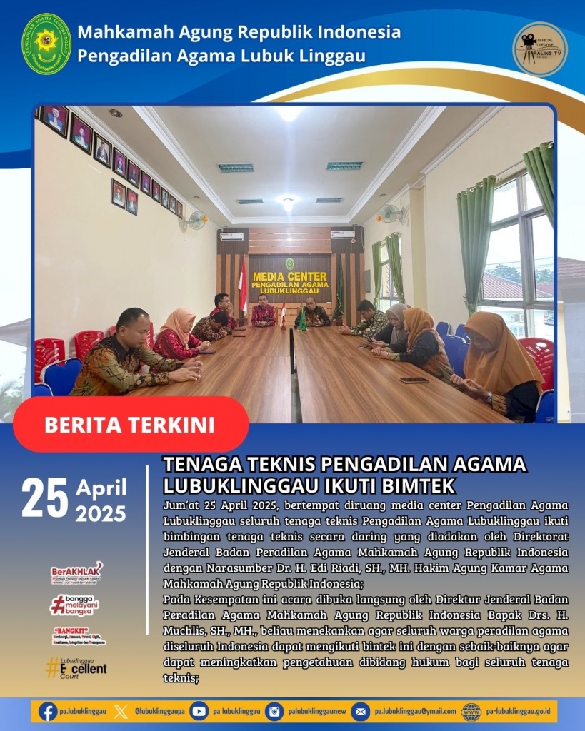 TENAGA TEKNIS PENGADILAN AGAMA LUBUKLINGGAU IKUTI BIMTEK (1).jpg