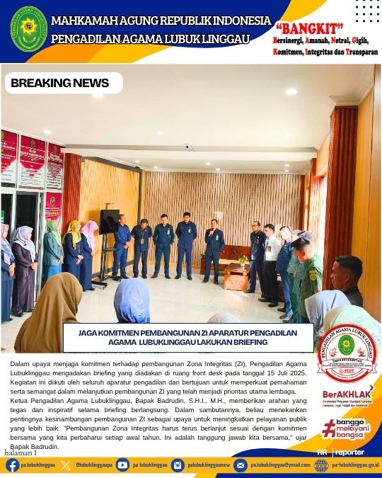 jaga komitmen pembangunan zi aparatur pengadilan agama  lubuklinggau lakukan briefing (1).jpg