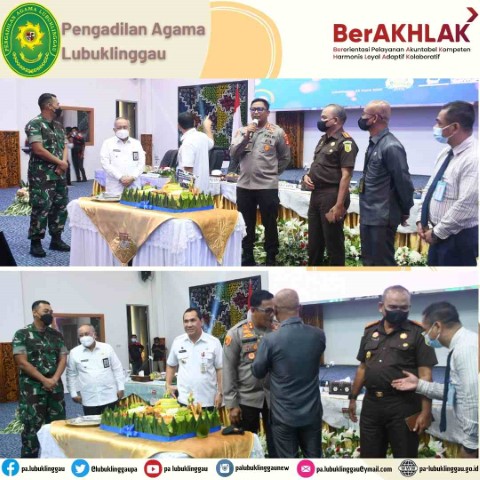 FORKOPIMDA KOTA LUBUKLINGGAU RAYAKAN LANG TAHUN KAPOLRES KOTA LUBUKLINGGAU 2