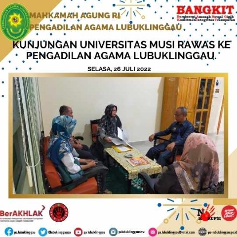 Kunjungan Universitas Musi Rawas ke Pengadilan Agama Lubuklinggau 1