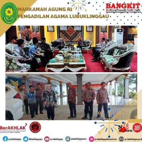 Kunjungan kerja pimpinan pengadilan agama lubuklinggau ke bupati musi rawas 2