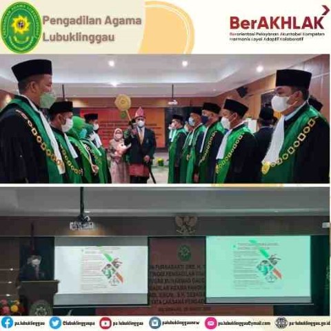 PA Lubuklinggau Hadiri Undangan Acara Wisuda Purnabakti Hakim Tinggi serta Pembina