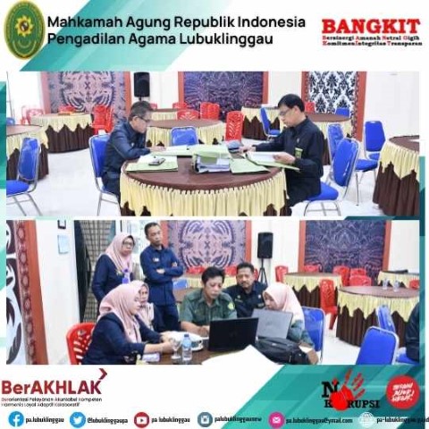PEMBINAAN DAN PEMERIKSAAN YUSTISIAL OLEH TIM HATIWASDA PTA PALEMBANG 4