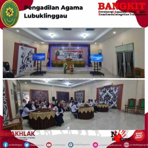 PENGANTAR ALIH TUGAS KASUBBAG KEPEGAWAIAN PA LUBUKLINGGAU IBU EFRINELA S.T. 2
