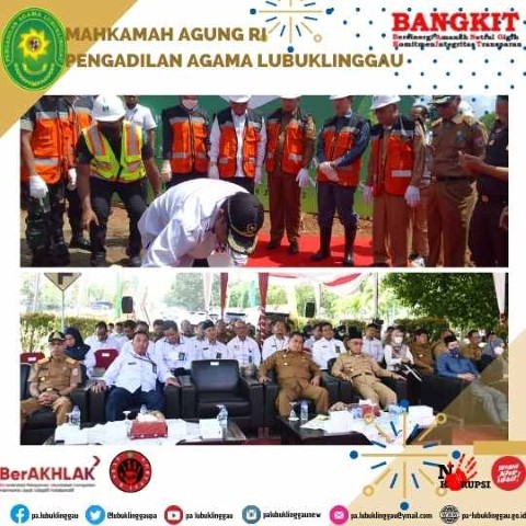 Peletakan Batu Pertama Pembangunan Pengadilan Agama Pangkalan Balai 2