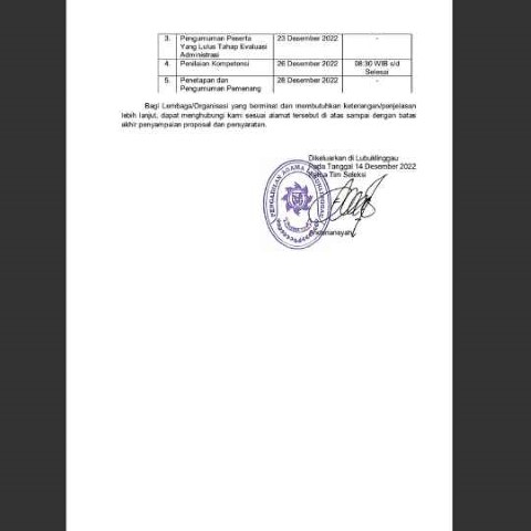 Pemilihan Lembaga atau Organisasi POSBAKUM PA Lubuklinggau 4
