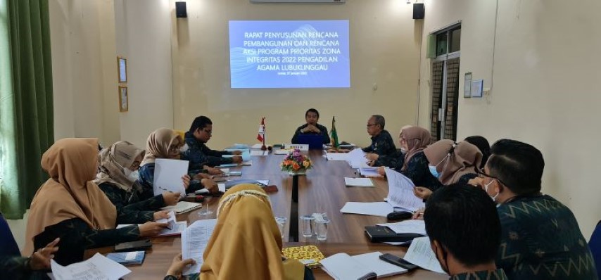 Rapat Penyusunan Rencana Pembangunan dan Rencana Aksi Program Prioritas Zona Integritas 2022 1