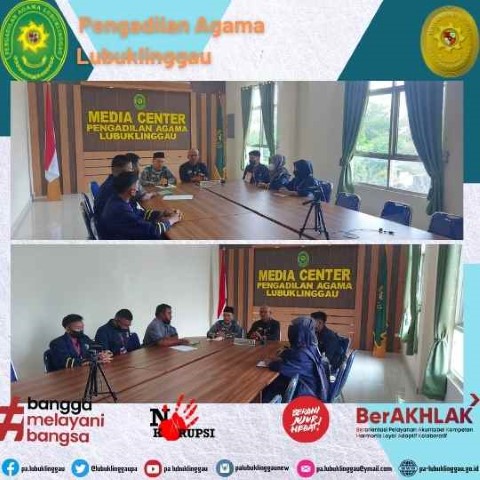 SERAH TERIMA SISWA SMKN TUGUMULYO DI PENGADILAN AGAMA LUBUKLINGGAU 2