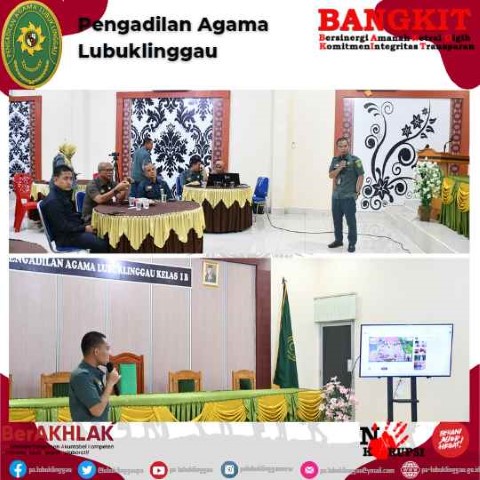 SOSIALISASI HASIL AKTUALISASI PESERTA LATSAR CPNS PA LUBUKLINGGAU 4