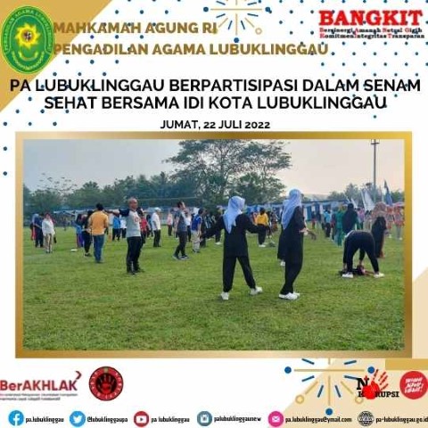Senam sehat bersama idi kota lubuklinggau 1