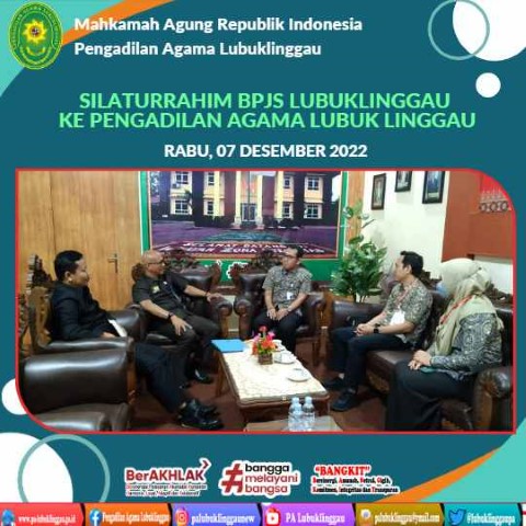 Silaturahmi BPJS Lubuklinggau ke Pengadilan Agama Lubuklinggau 2