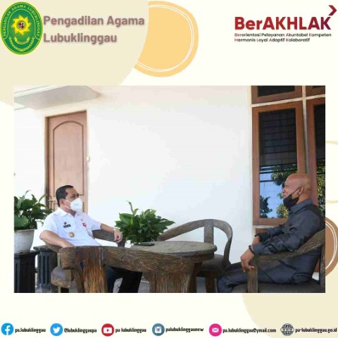 Silaturahmi Ketua Pengadilan Agama Lubuklinggau dengan Walikota Lubuklinggau 2
