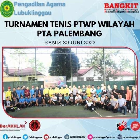Turnamen Tenis PTWP Wilayah PTA Palembang 1