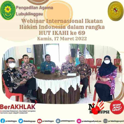 Webinar Internasional Ikatan Hakim Indonesia dalam rangka HUT IKAHI ke 59 1