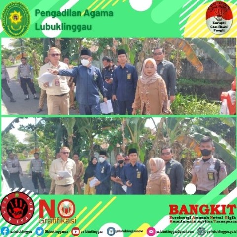 Pemeriksaan Setempat Objek Sengketa Perkara Waris 243Pdt.G2022PA 4