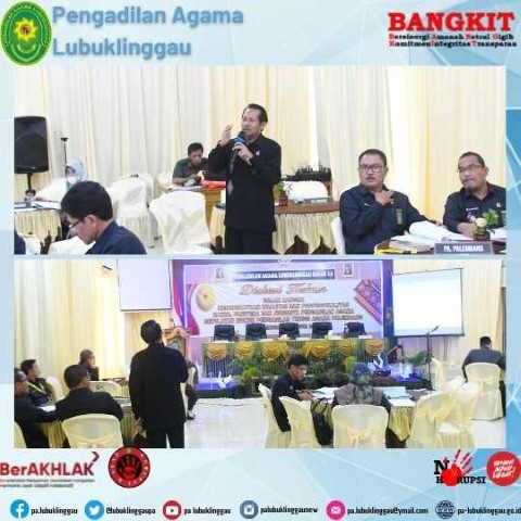 diskusi hukum pengadilan Agama Se Wilayah PTA Palembang 3